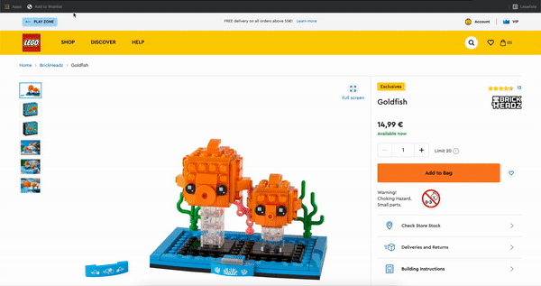Demo Bookmark adding